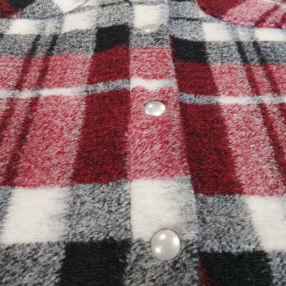 Zara Shacket Jacket Mens Womens Oversized Small Plaid Wool Blend Overshirt Cozy - Picture 4 of 14